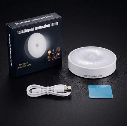 Kit X3 Lámparas LED Con Sensor De Movimiento Inteligente Recargables USB