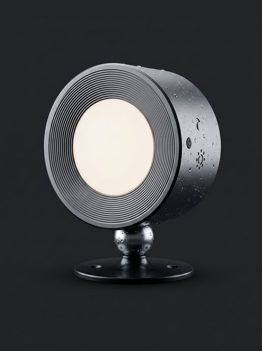 Luz Adhesiva De Pared LED Magnético Giratorio 360° Con Control Remoto Y USB (Recargable)